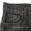 Custom Men's Print Denim Wash Distressed Jeans